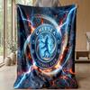 Chelsea FC Theme Blanket Soft Flannel Blanket Plush Throw Blanket Cozy Sofa Bed Blanket for Home Decor