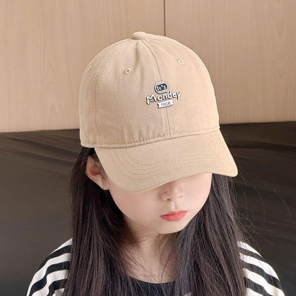

Quick-dry Children Candy Color Baseball Hat Korean Style Girls Peaked Cap Kid Summer Sun Hat Baby хакі