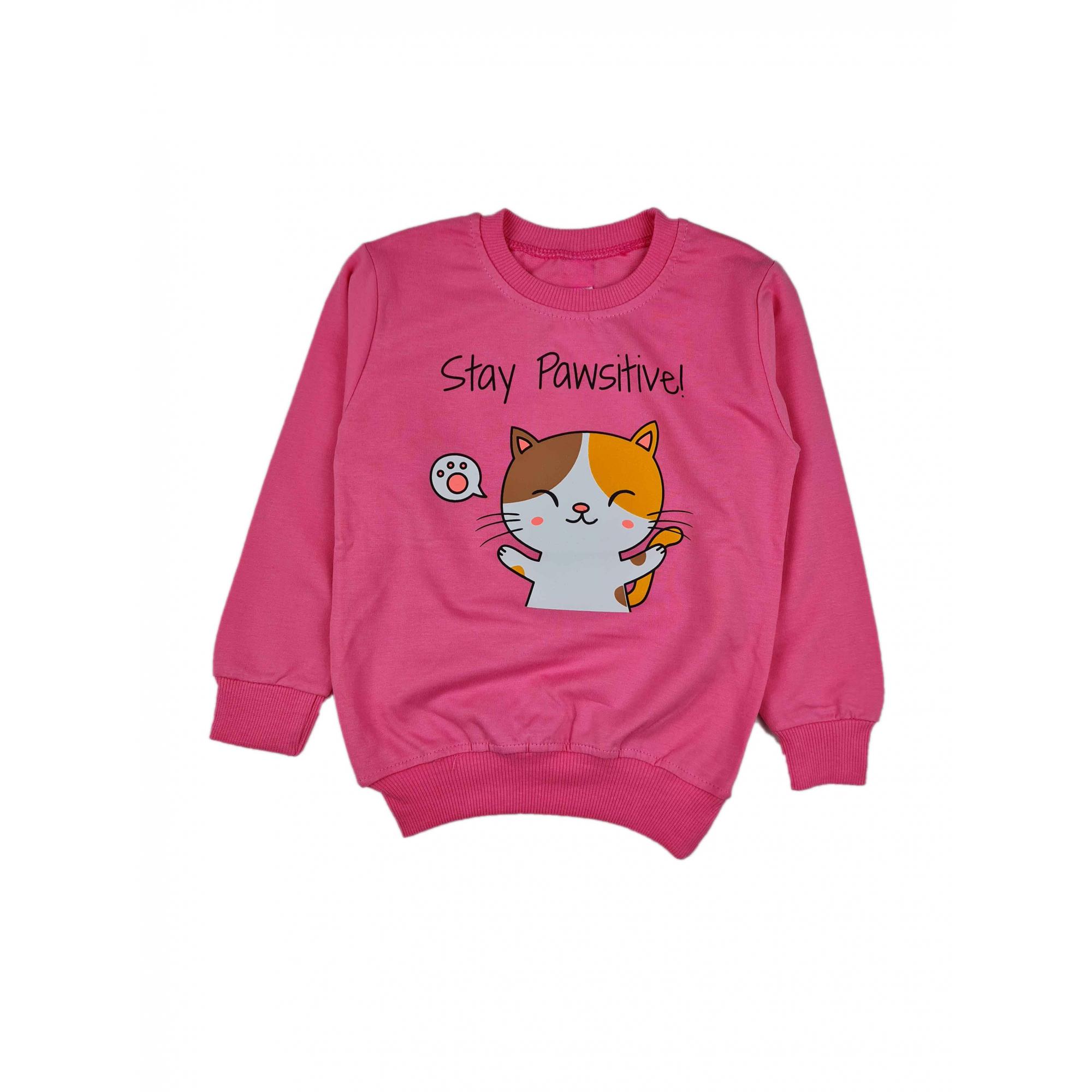 

Сезонный свитшот для девочек Stay Pawsitive