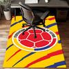 Colombian Soccer Federation Rug Game Carpet, Floor Mat for Bedroom Living Room Entryway Rug, Home Decor Idea Gift for Christmas Birthday