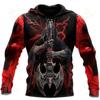3D Printed Skull Graphics Men's Hoodie Tops Fashion Unisex Sweatshirt Spring Hip Hop Streetwear Oversized Casual Men's Clothing
