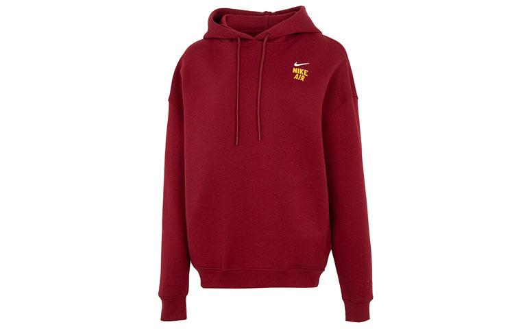 Nike Sweatshirts Women s Red Hooded Moderate Regular FB7650-677 L