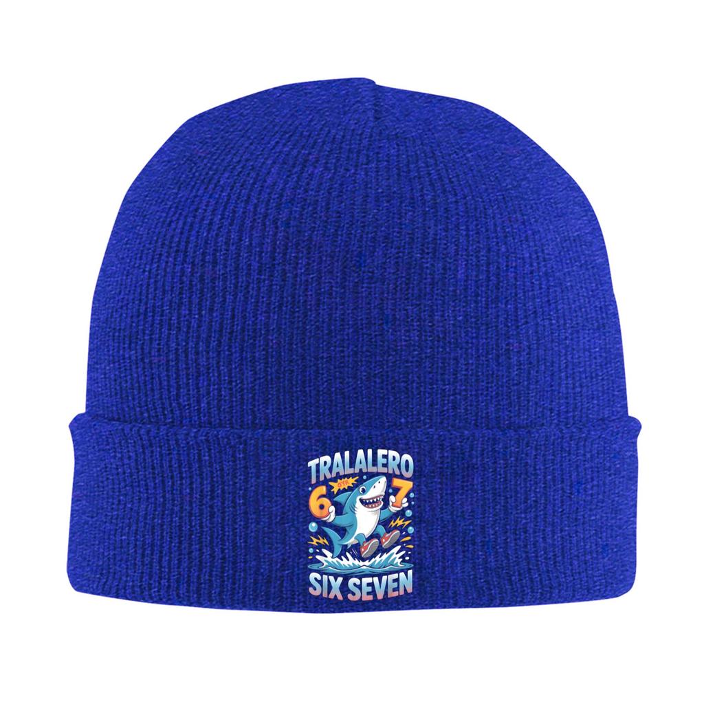 67 Brainrot Italian Meme Funny Knit Hat  Beanie Hats Kpop Warm Soft Female Male Bonnet Hats Winter Custom Street Caps Gift