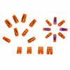 Halloween Funny Pumpkin Skull Fake Nail Patches Long Water Pipe Manicure Patches