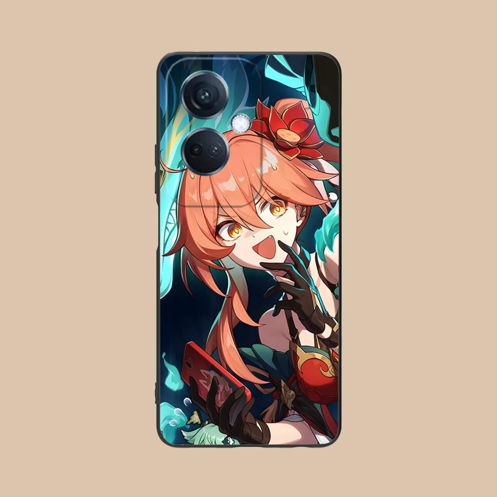 

HSR Guinaifen Matte TPU Mobile Phone Case for OPPO Reno 14 13 12 11 10 9 8 7 6 5 F T Pro 5G Colorful Printing Cover OPPO Reno5 5G