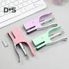 Small Hand-held Stapler 10-16 Sheet Capacity Stapler with 750 Staple Mini Desktop Stapler for Office School Home Travel