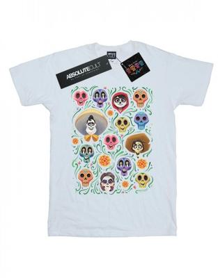 Girls Coco Heads Pattern Cotton T-Shirt