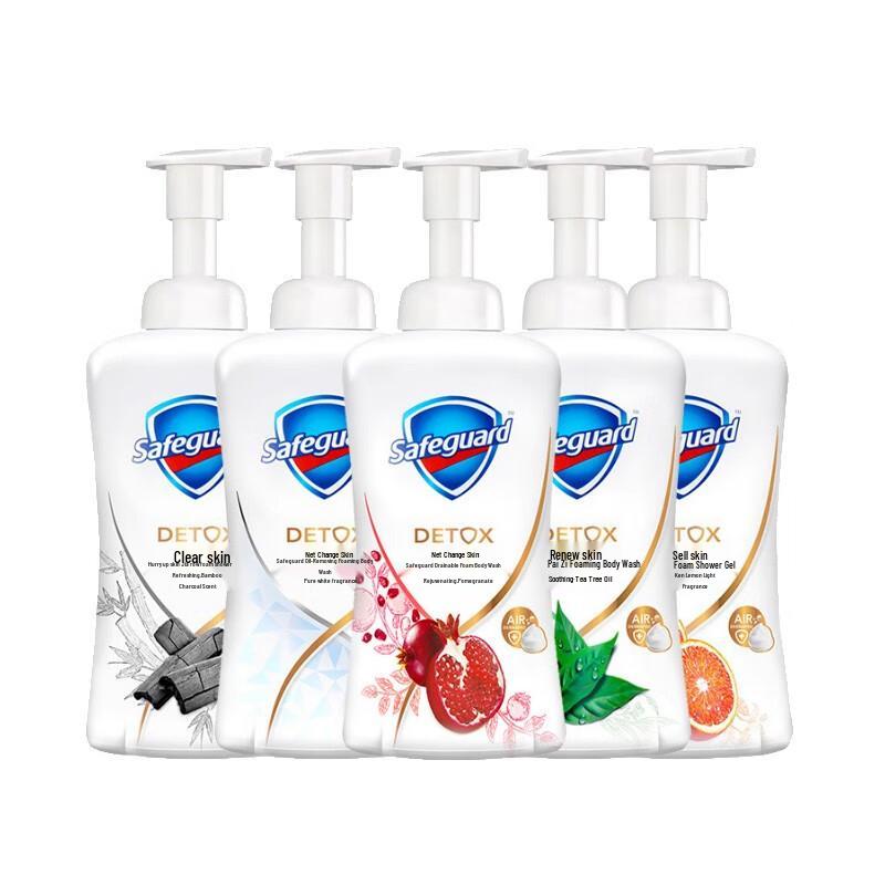 Safeguard Tea Tree Oil Foaming Body Wash