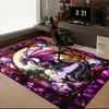 1PC Custom Name Glass Dragon Fantasy Theme Floor Mat Ideal for Living Room, Game Rooms, Office, Bedroom, Floor Mat Playful Design