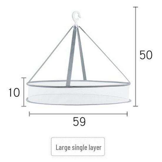 Multi-functional Drying Rack: Basket, Net Bag, Sock Dryer & Sweater Holder