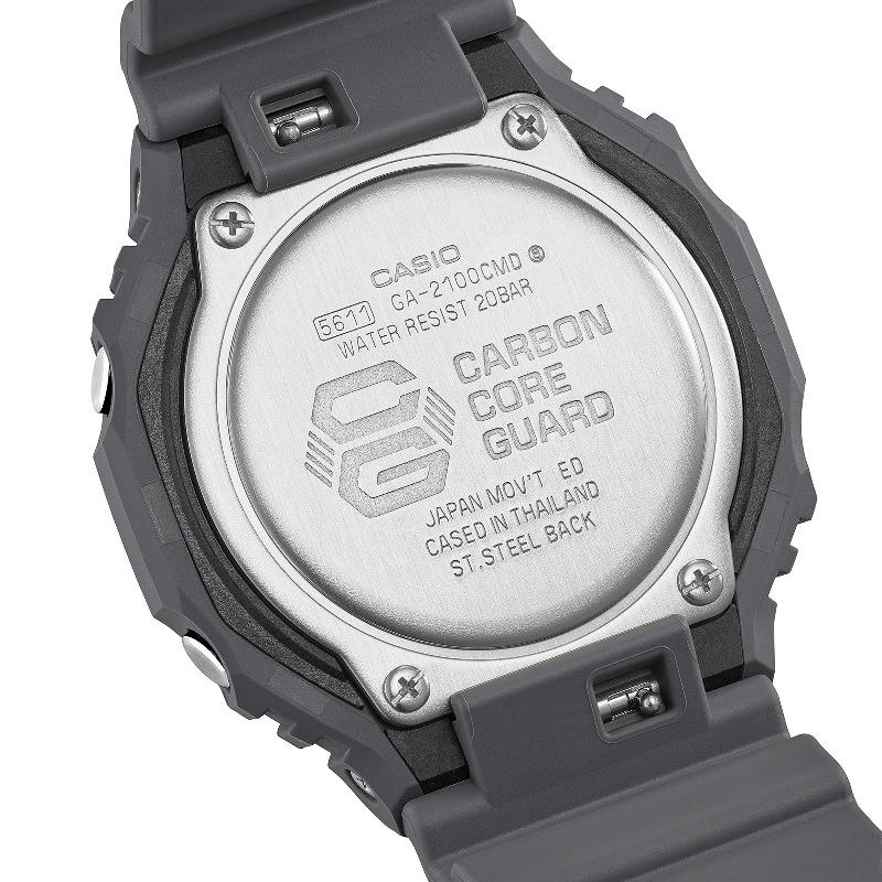 Casio G-SHOCK Men's Resin 200M Water Resistant Analog Shock Resistant Quartz Watch GA-2100CMD-8A