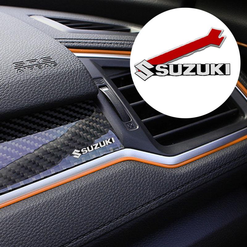 2/4Pcs 3D Aluminum Car Audio Speaker Decorate Badge Sticker for Suzuki Swift SX4 Samurai Sport Jimny Grand Vitara Alto GW250  Splash Swace