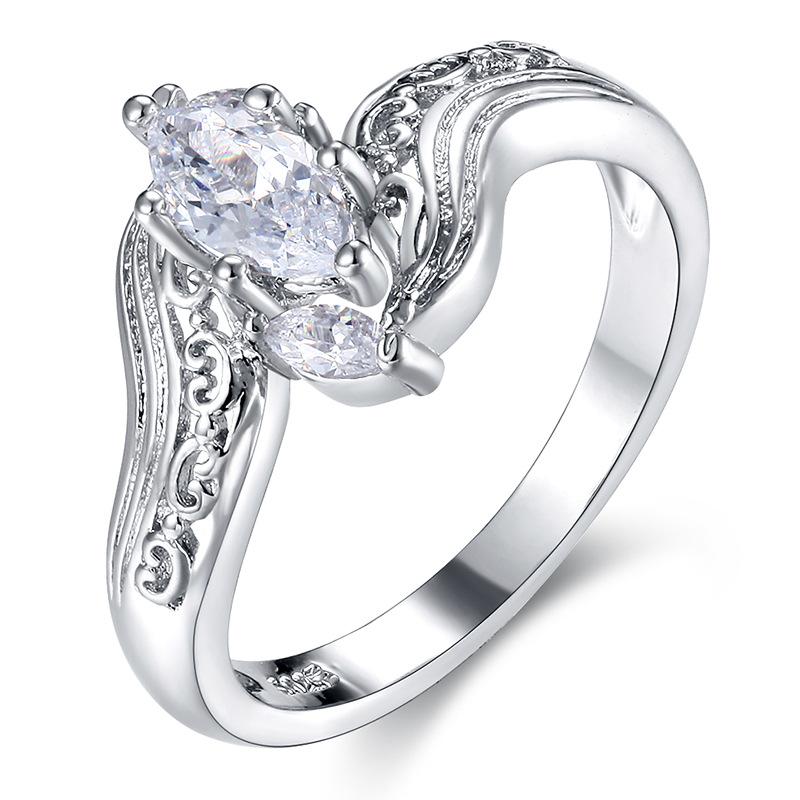 Vintage Pattern Horse Eye Zircon Ring, Ring, Ring Direct Batch