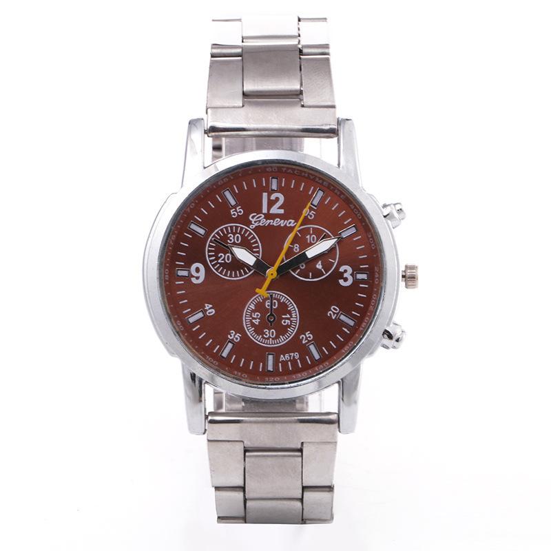Fashion Mens Stainless Steel Watches Luxury Quartz Wristwatch Clock Men Business Casual Watch Relogio Masculino Steel Watch