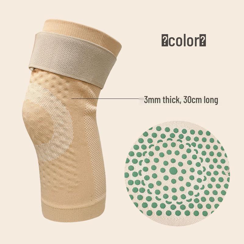 

Mugwort Nylon Knee Pads: Ultra-Thin Cold Protection & Warmth, Unisex Knitted Sports Gear Double Extra Large