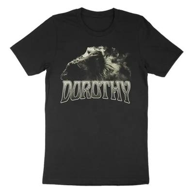 Trend Dorothy Band T-Shirt Schwarz Vollständige Größe Bis 4XL Mi452