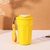 With Lid Thermal Cup Stainless Steel Vacuum Insulated Cup Eight-Angle Coffee Cup  Outdoor Travel