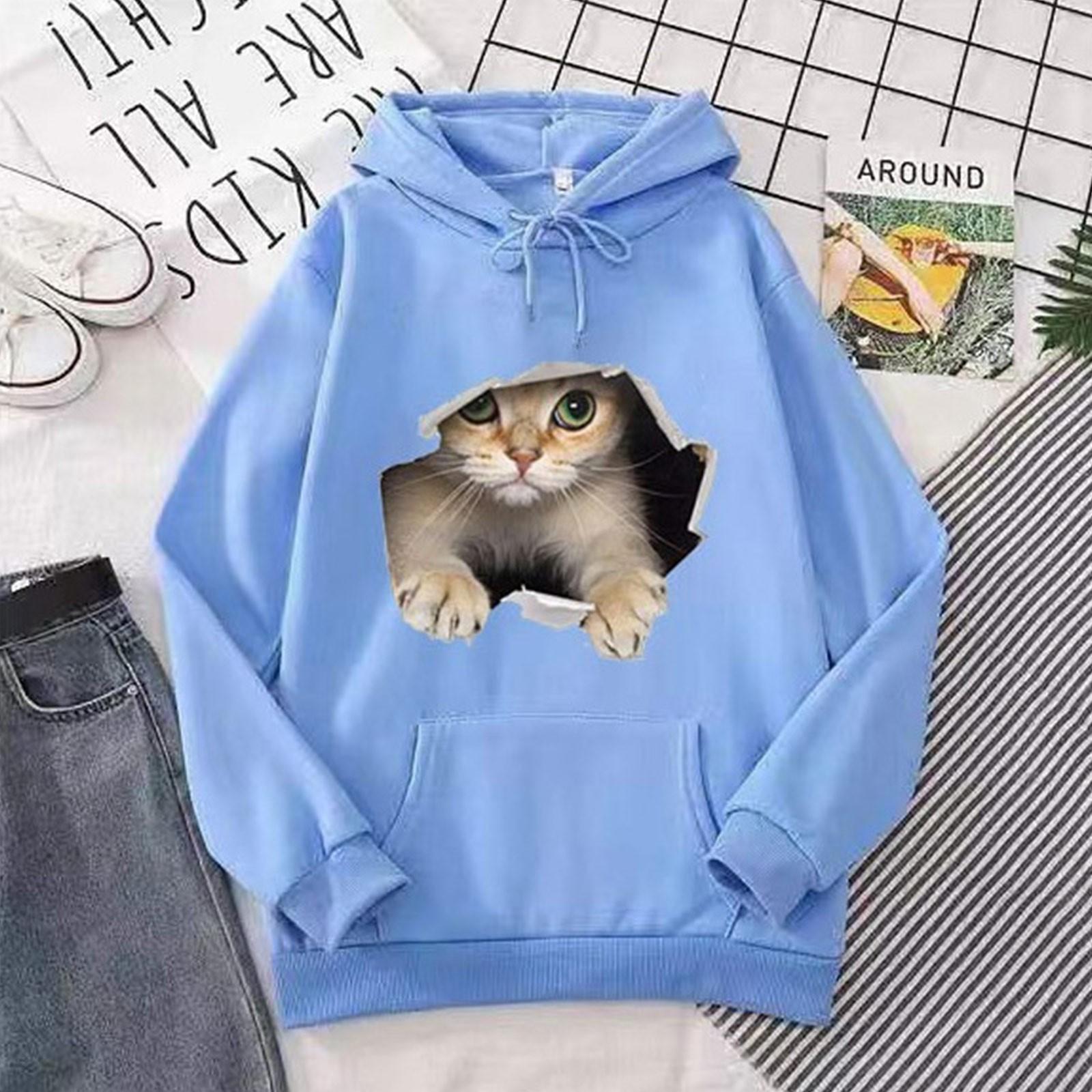 

Женские флисовые толстовки большого размера, свитера с длинным рукавом, пуловеры, осенние наряды XXL небесно-голубой