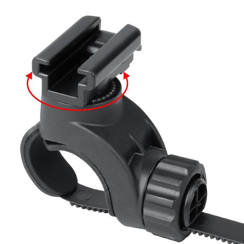 Bicycle Front Light Flashlight Holder Adapter Computer Mount Bracket For Road