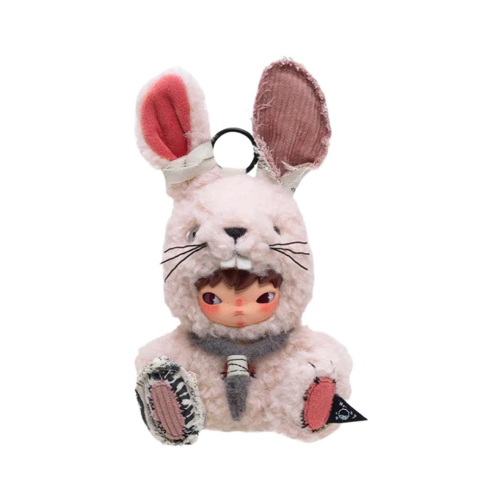 Pop Mart Hirono Little Hare Plush Doll Pendant - Regular Ver
