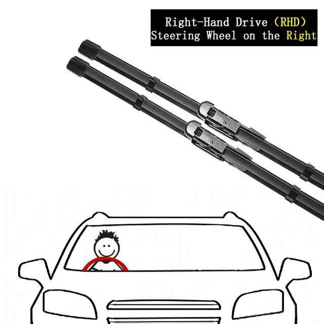 For Mercedes Benz SLK SLC Class R172 2011~2016 Auto Windscreen Windshield Window Front Wiper Blades Rubber Cleaning U J Hook Arm