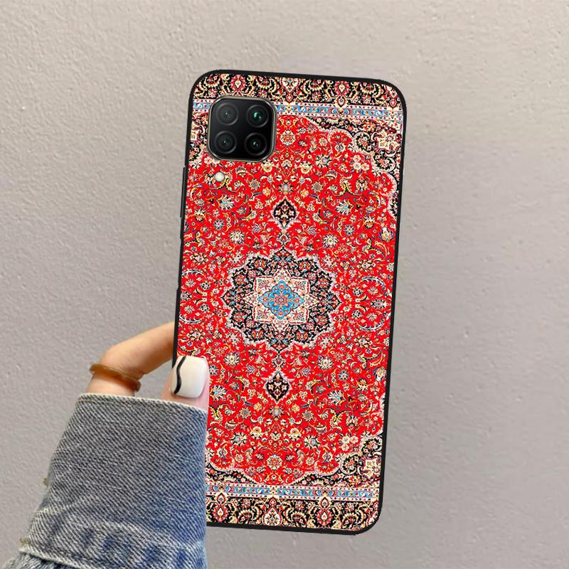 Persian rug art For Huawei Nova 10 9 SE 8i 11i 12i 12s Y60 Y61 Y70 Y90 Y72 Y73 Y91 P60 Pro P40 P30 Lite Case