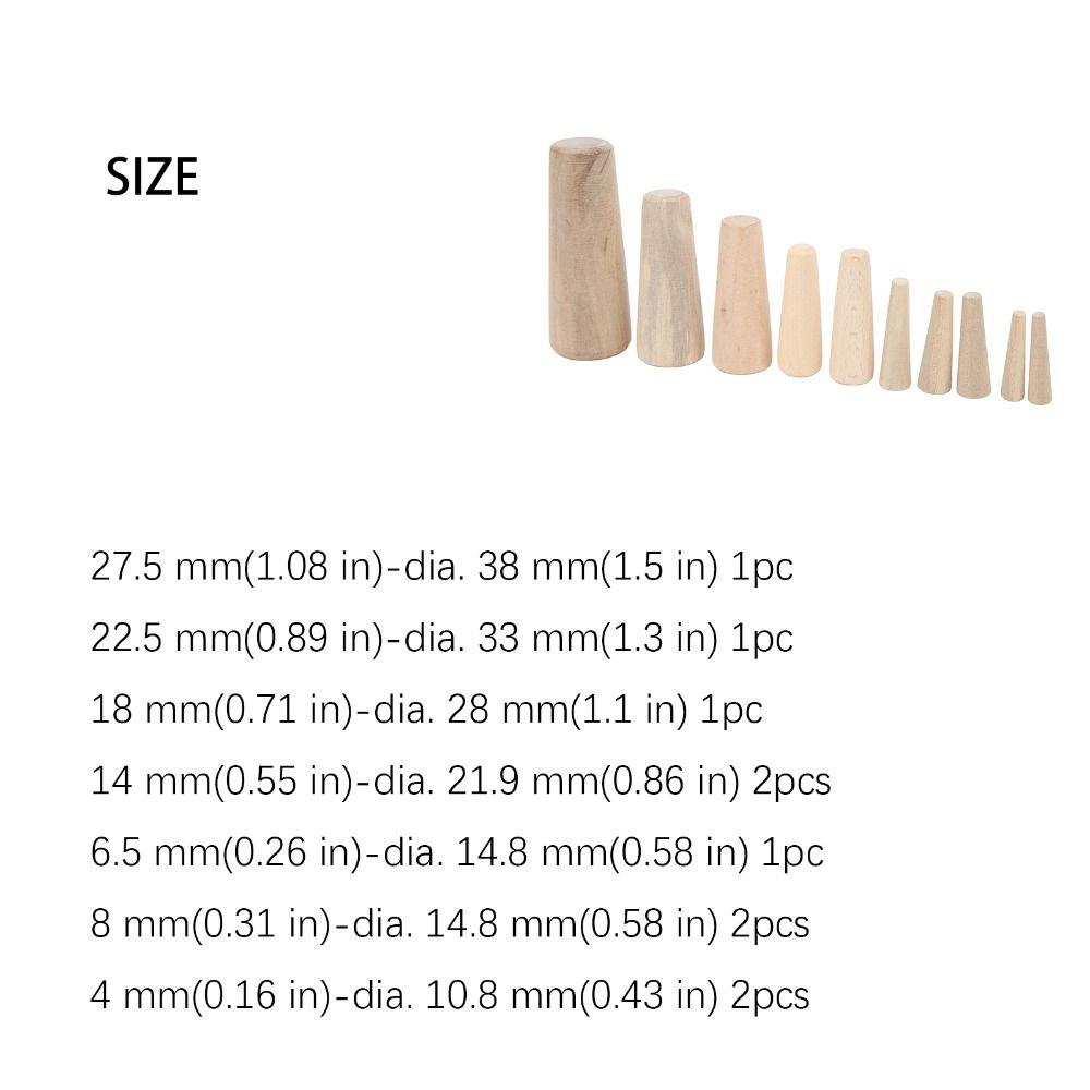 10Pcs Wood Marine Tapered Plugs Tapered Boat Plugs 10Pcs Emergency Drain Plugs Boat Accessories