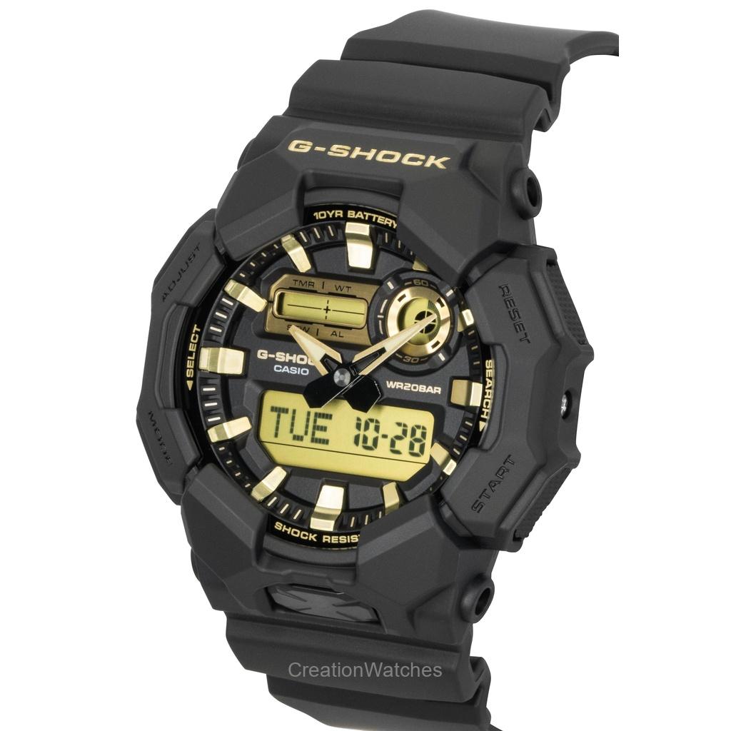 Casio G-Shock Analog Digital Bio-Based Resin Strap Black Dial Quartz GA-010GB-1A9 200M Men's Watch