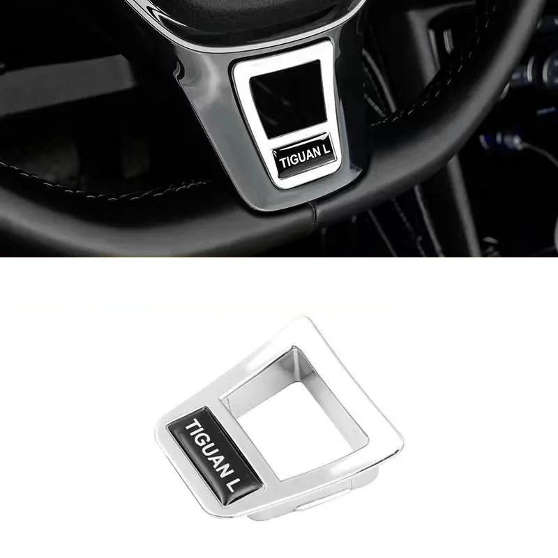 For VW 1pcs ABS Rline Logo Steering Wheel Badge Emblem Decorative Stickers For Volkswagen R Golf 5 6 MK7 Passat TROC GTI Tigua