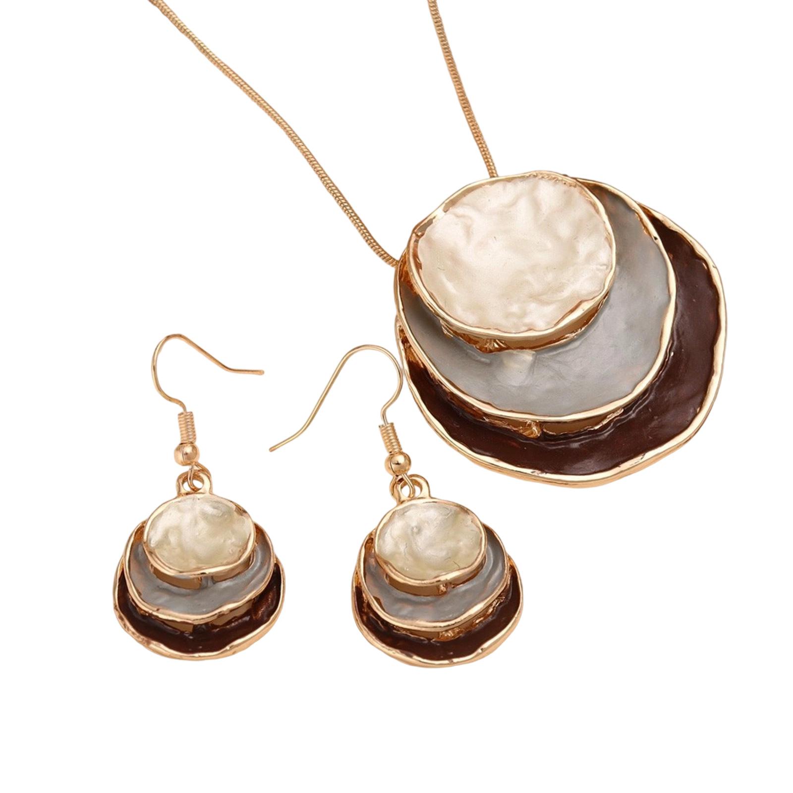 

Винтажный набор цветочных украшений Элегантные свадебные украшения Модные украшения для шеи и ушей Подходит для сочетания с различными нарядами 1