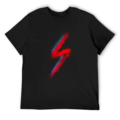 Bowie Bolt T-Shirt Plus Size Tops Rapper Graphic Tees Tee Shirts for Men