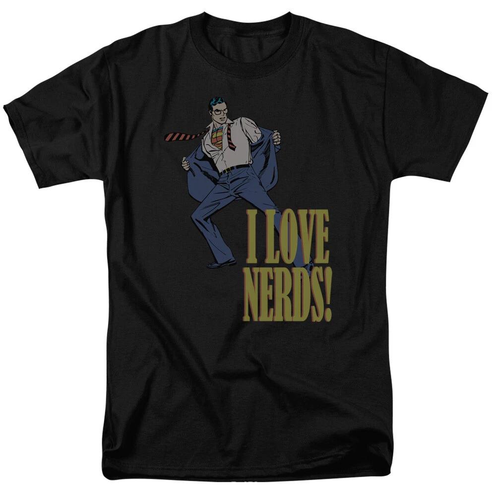 

Superman I Love Nerds T-Shirt - Regular or Tank - to 6X S