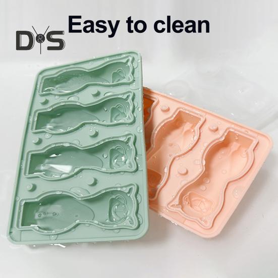 Alpaca Ice Mold Silicone BPA-Free Easy Release Ice Pop Mold Reusable Soap Candle Mold DIY Ice Cream Maker for Home Kitchen Outdoor Travel Dining