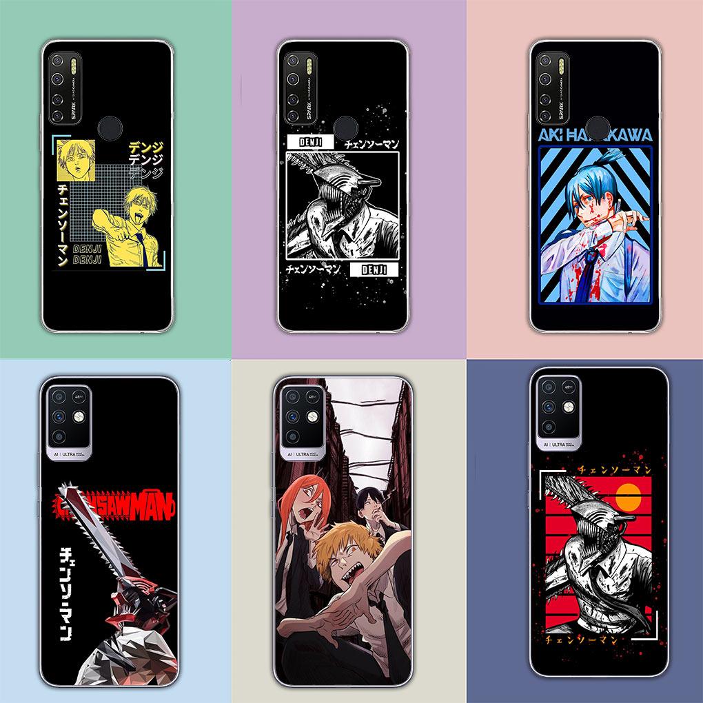 Chainsaw Man Gir Denji Makima Cover for Motorola Moto G13 G14 G53 G54 G62 G72 G82 G84 E13 E20 G42 G32 G23 G22 Casing Phone Case