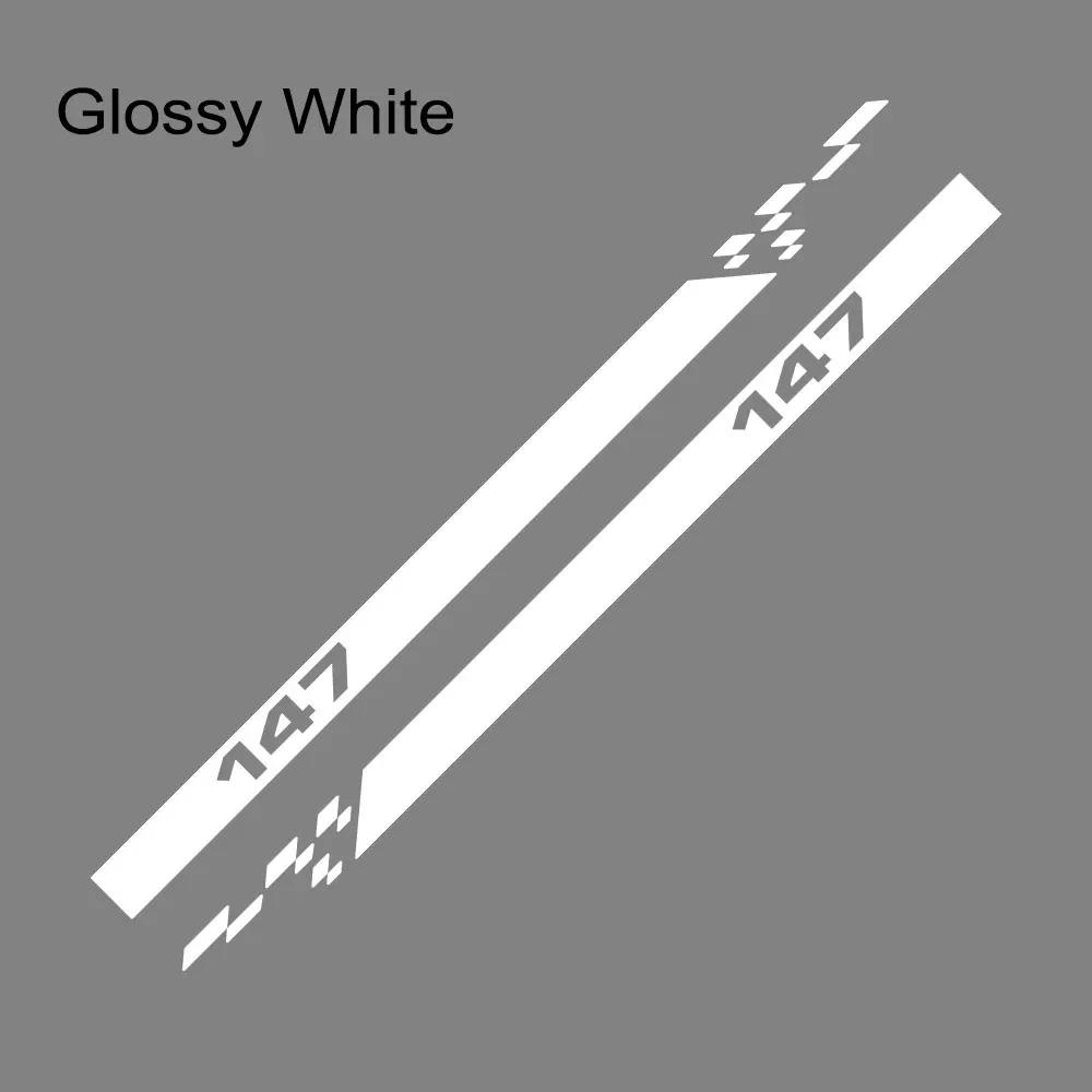 

2 шт. наклейки на боковые двери автомобиля для Alfa Romeo 147 V6 I4 3.2 GTA виниловая пленка длинная полоса наклейки подтяжка лица авто тюнинг аксессуары