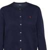 Polo Ralph Lauren FW22 Solid Color Zebra Embroidered Knit Cardigan Women cardigans Navy WMPOSWENDW20110-400