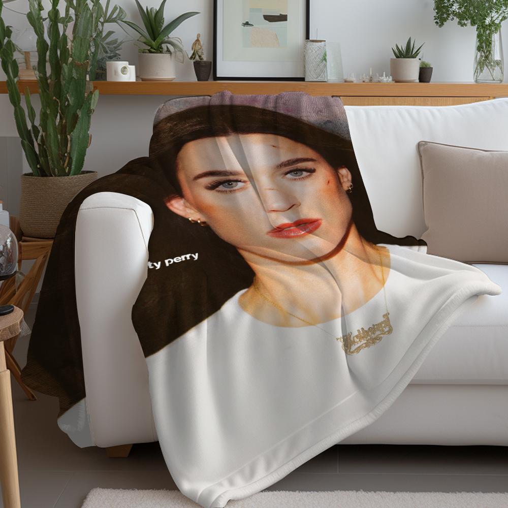 Singer K-Katy P-Perry bandaids Hot Album Blanket Design Lightweight For Dorms, Naps, Living Room, Office,Sofa,All-Season