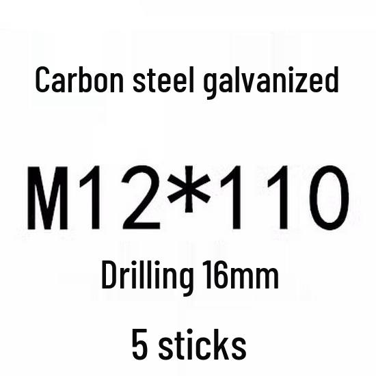 Extra Long Expansion Screws Set - Pull-Out Bolts M6/M8/M10/M12/M14/M16 in Various Sizes (200x250x300x400)