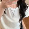 Wax Rope Hollow Flower Pull-out Necklace Korean Fashion Light Luxury High Sense Versatile Niche Personality Temperament Items
