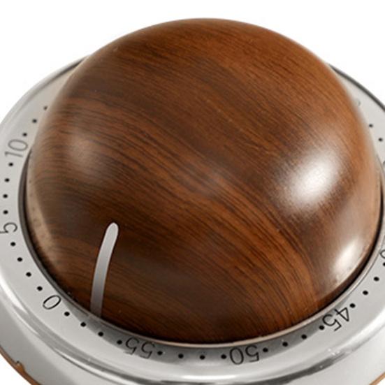 Manyetik Mekanik Mutfak Zamanlayıcısı 60 Dakika Geri Sayım Şişe Açacağı ile Pil Gerektirmez Paslanmaz Çelik Kendini Disipline Etme Hatırlatıcısı Yemek Pişirme Çalışma