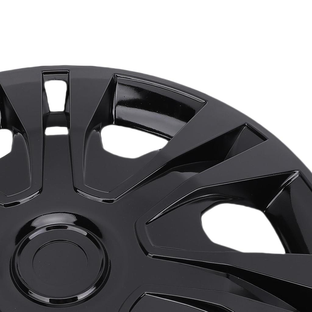 4PCS Hubcap Wheel Cover Replacement R16 Hub Caps Snap On 16 Inch Universal Wheel Rim Cover for Cars Trucks SUVs Black