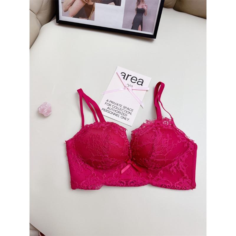 Lady Summer Pure Desire Sexy Lace Small Bosom Gathers Gathers Assistant Breast To Prevent Droop Underwear
