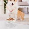 Neck Guard Ceramic Raised Pet Bowl High-Foot Pet Food Bowl Slow Feeder Bowl  Outdoor Feeding