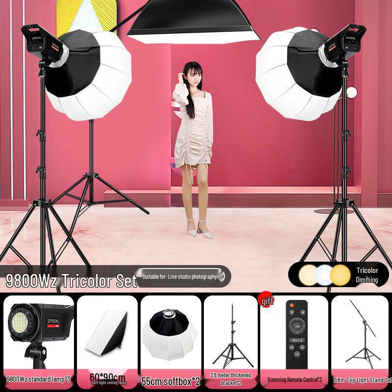 Ultra-Bright Spherical Fill Light for Live Streaming and Photography