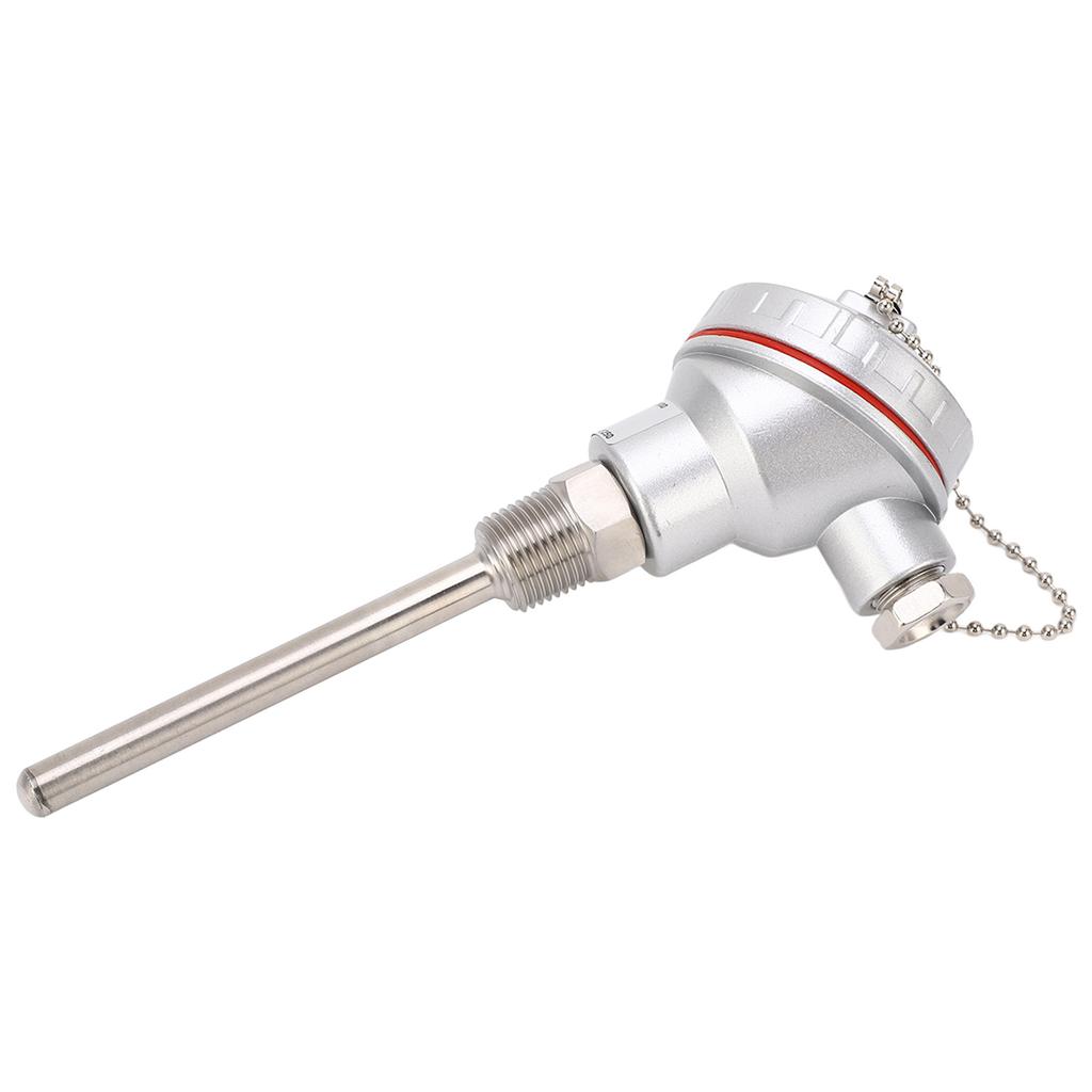 K Type Thermocouple Temperature Sensor Probe 10 X 100mm PT1 2in Thread Thermocouple Terminal Head