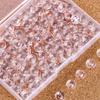 100pcs Push Pins Transparent Ball Push Pins Fixed Pins Press Pins Suitable for Home Office and Craft Projects with Box