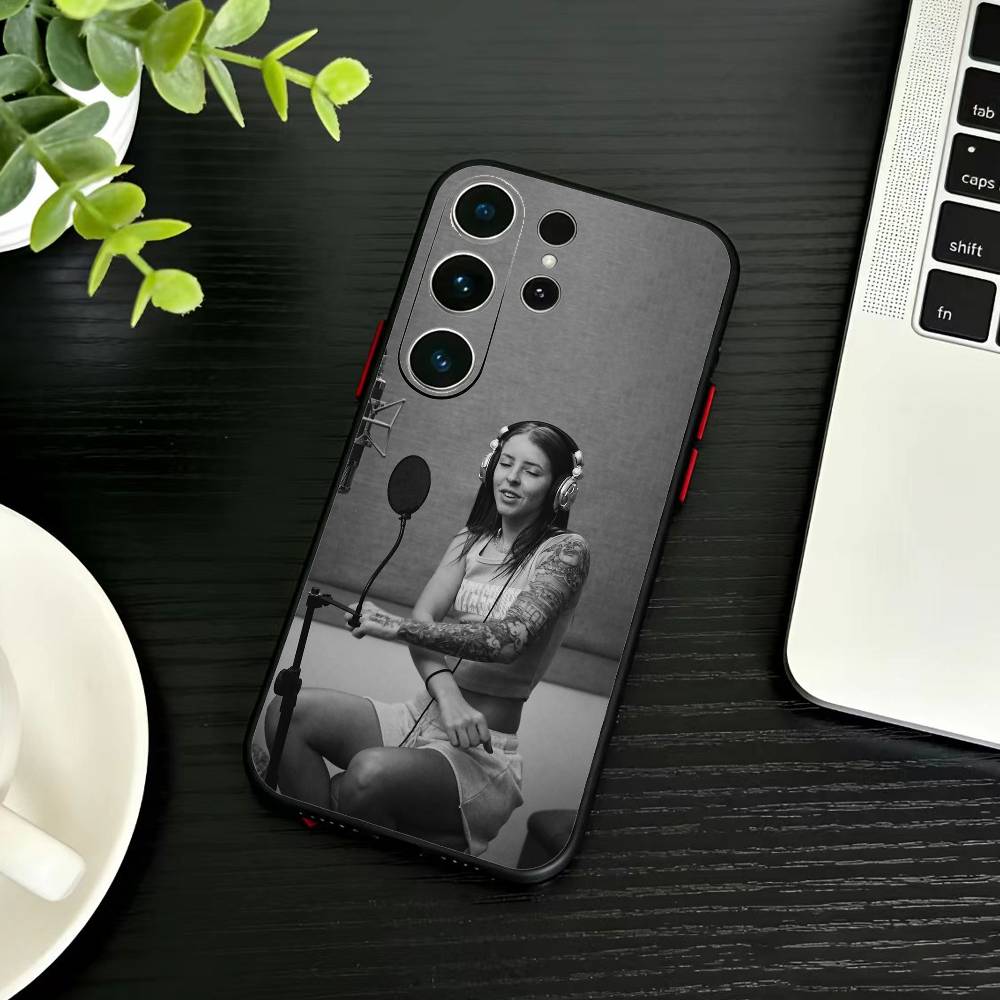 G-Singer Young Miko Phone Case For Samsung S26,S25,S24,S23,S22,S21,S20,Ultra,Plus,FE Black Soft Cover