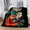 3D Retro BioShock Game Gamer Blanket,Soft Throw Blanket for Home Bedroom Bed Sofa Picnic Travel Office Rest Cover Blanket Kids