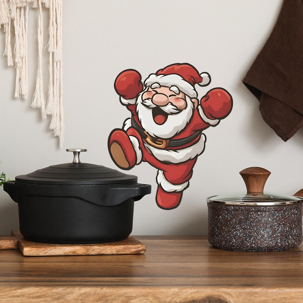 Painted Stickers for Celebrating Santa Claus' Home Festival Decoration and Beautification