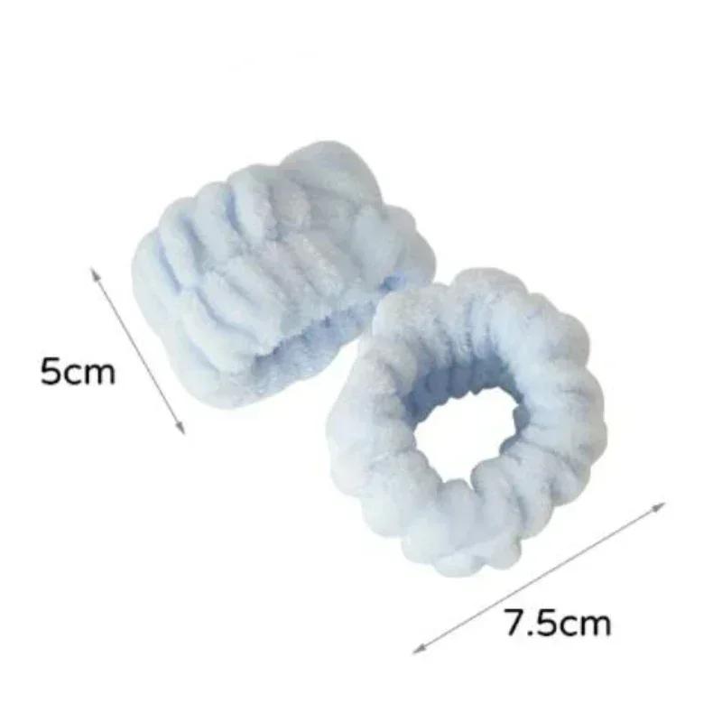 2pcs Face Wash Hand Wrist Strap Reusable Sweat Band Microfiber Towel Band Flexible Absorbent Wrist Strap Face Wash Comfortable